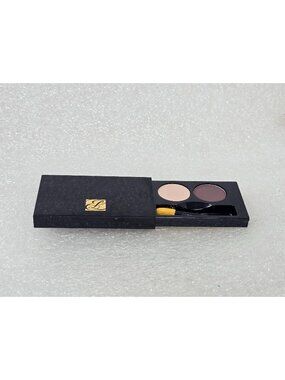 Estee Lauder Pure Color Eyeshadow Duo Rose Confetti & Plum Pop With Applicator